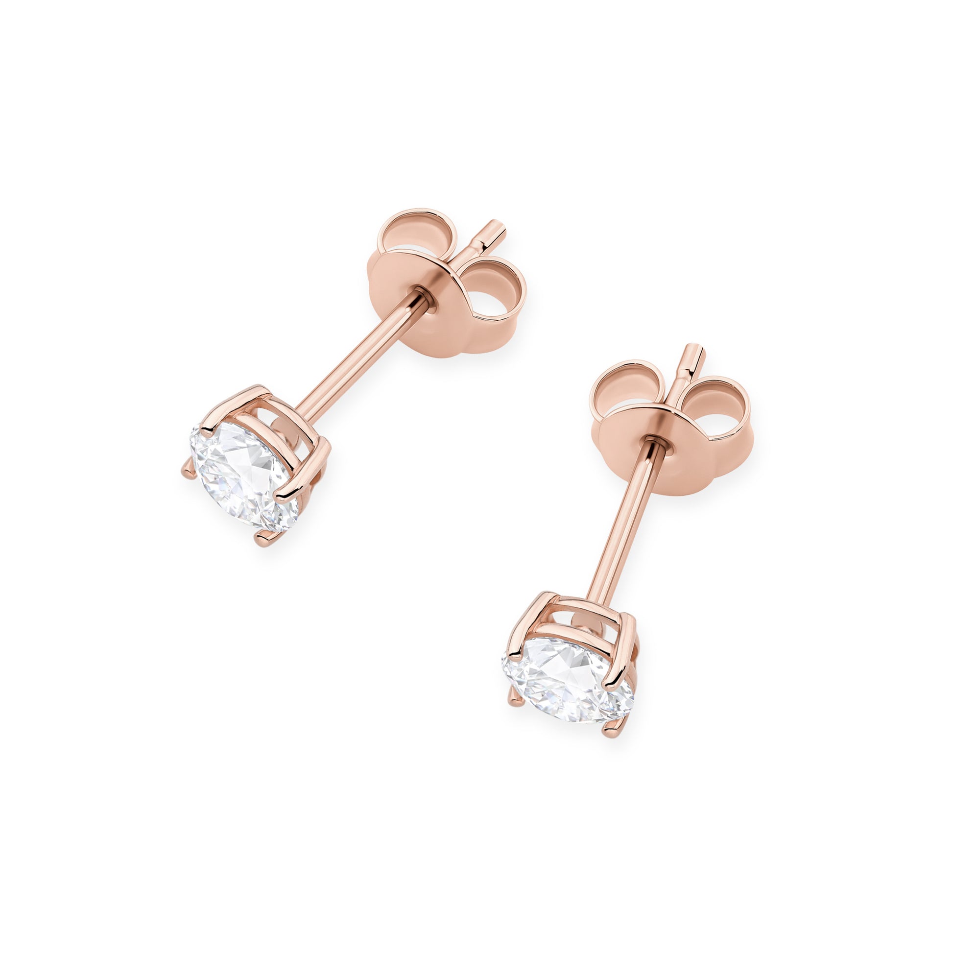 Cercei Aur 14K cu Diamant de Laborator 0.50 ct