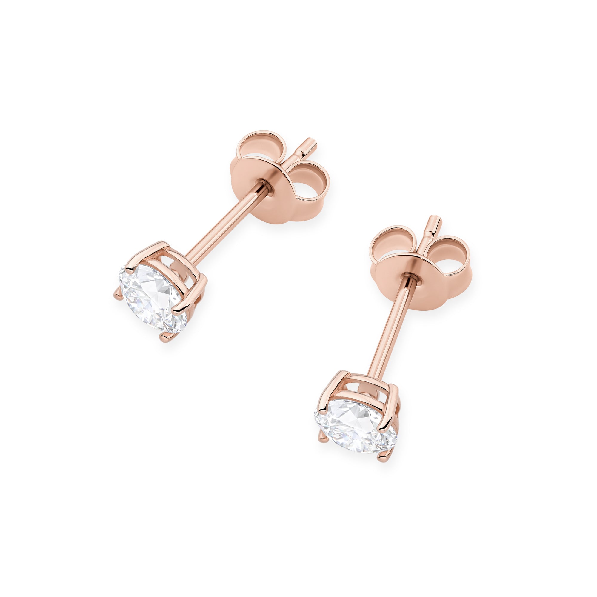 Cercei Aur 14K cu Diamant de Laborator 0.50 ct