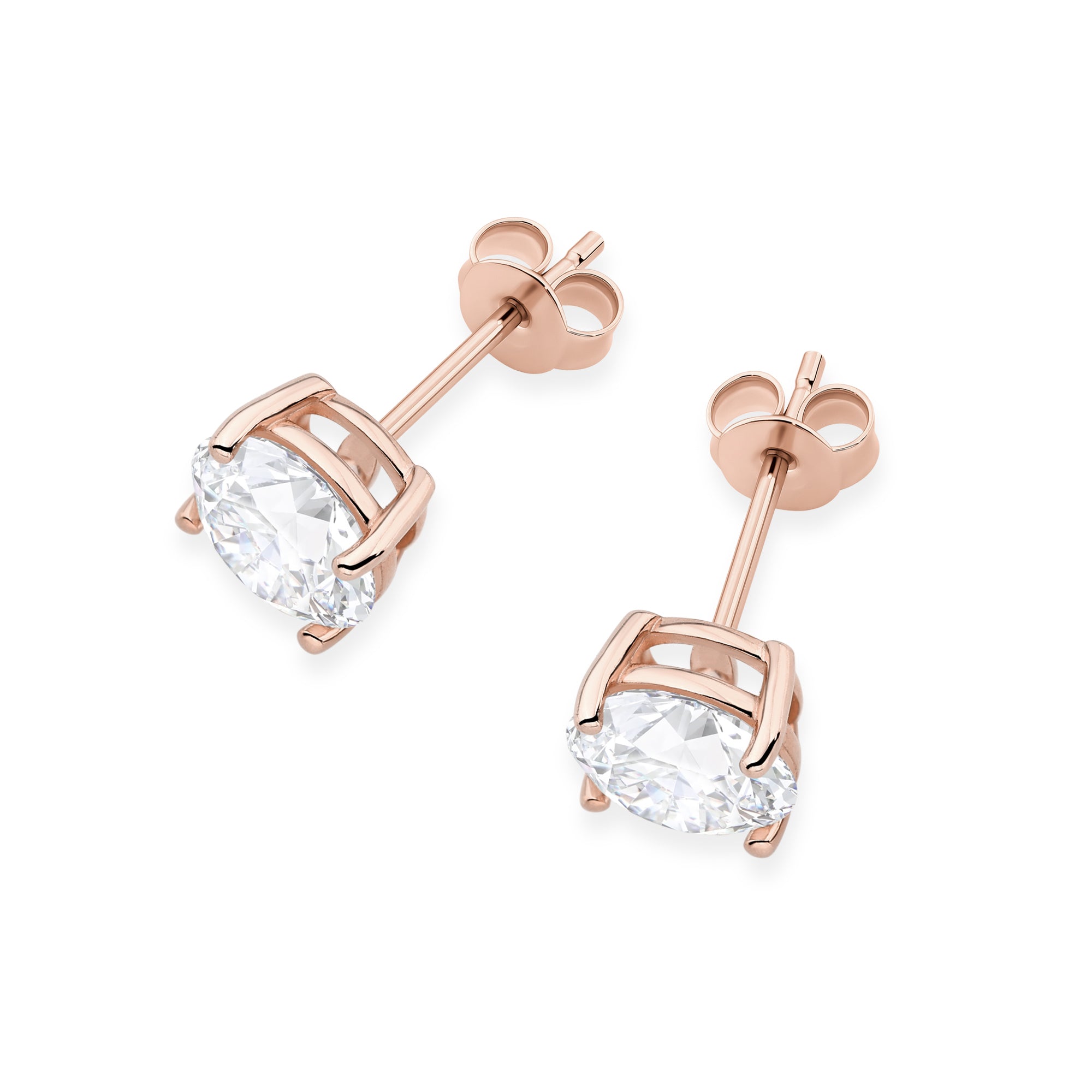 Cercei Aur 14K cu Diamant de Laborator 2.00 ct