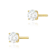 Cercei Aur 14K cu Diamant Natural 0.50 ct