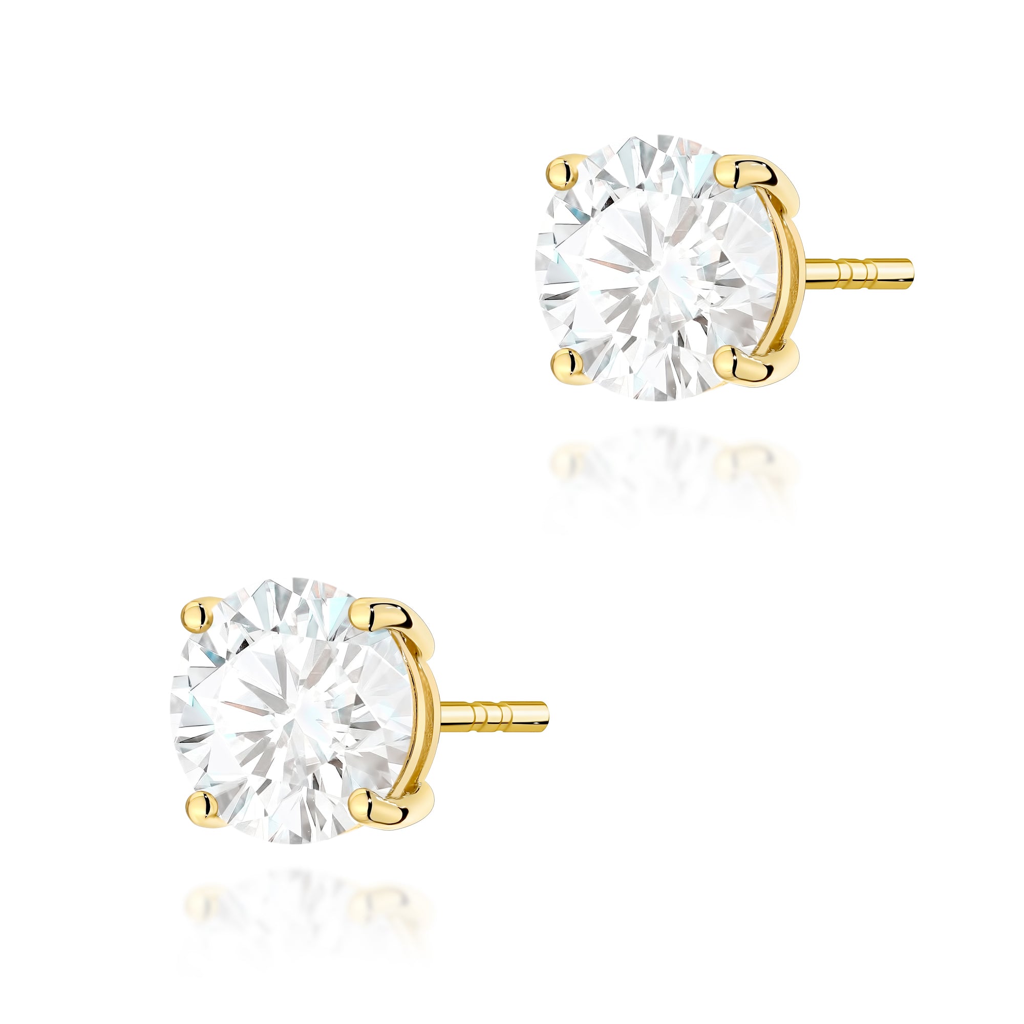 Cercei Aur 14K cu Diamant Natural 2.00 ct