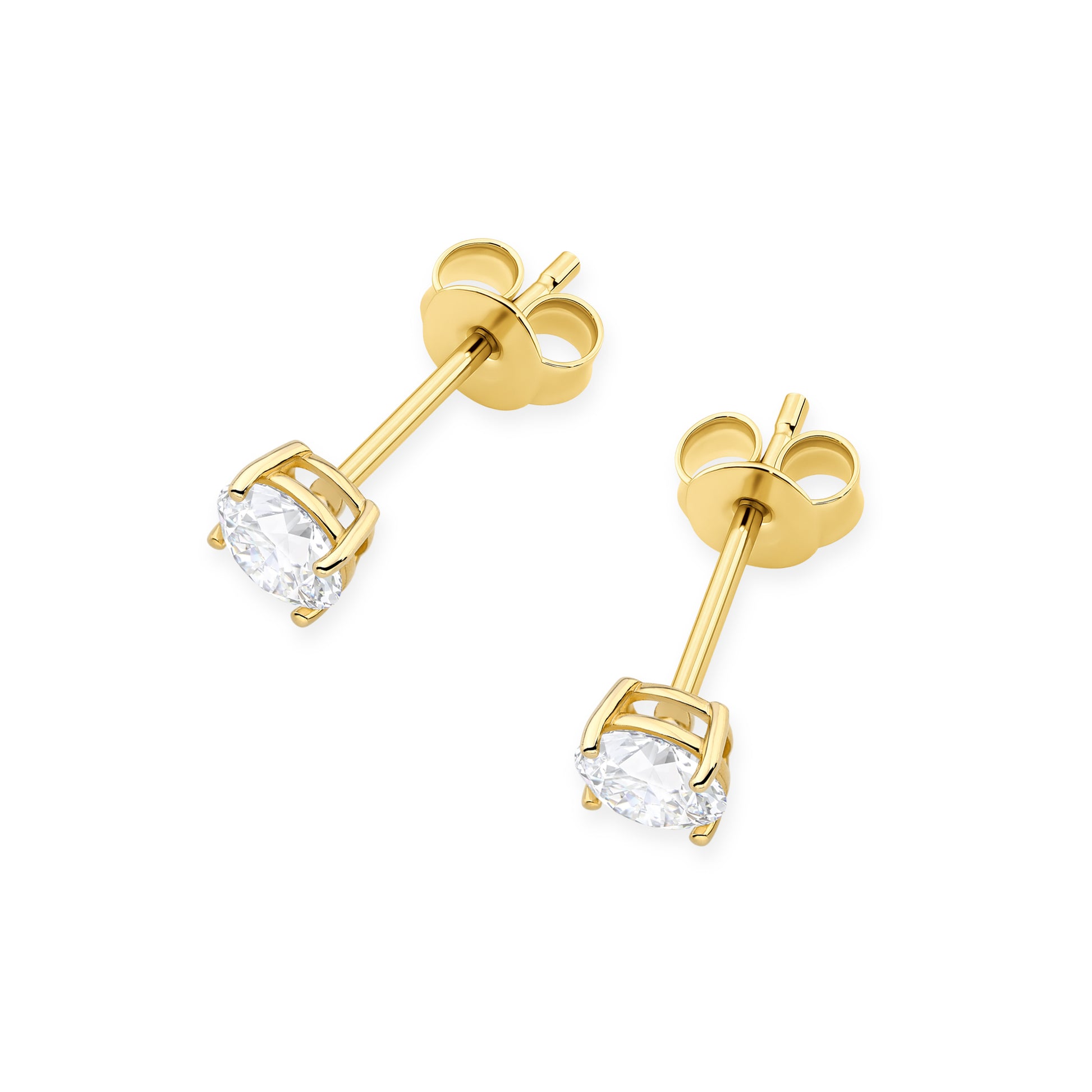 Cercei Aur 14K cu Diamant de Laborator 0.50 ct