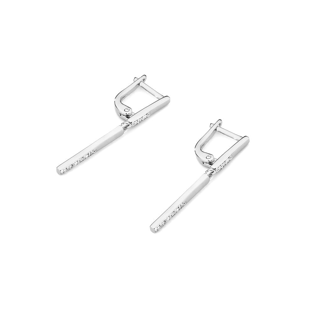 Cercei Aur 14K cu Diamante Naturale 0.09 ct