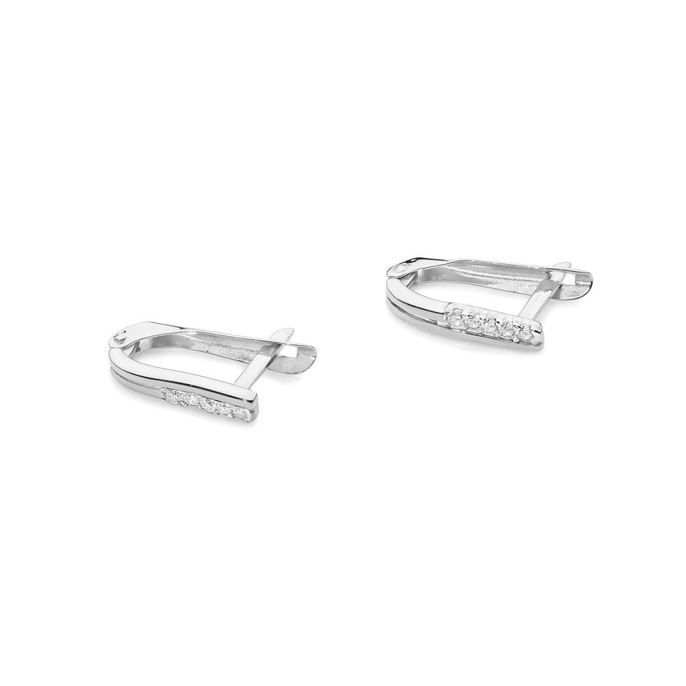 Cercei Aur 14K cu Diamante Naturale 0.145 ct