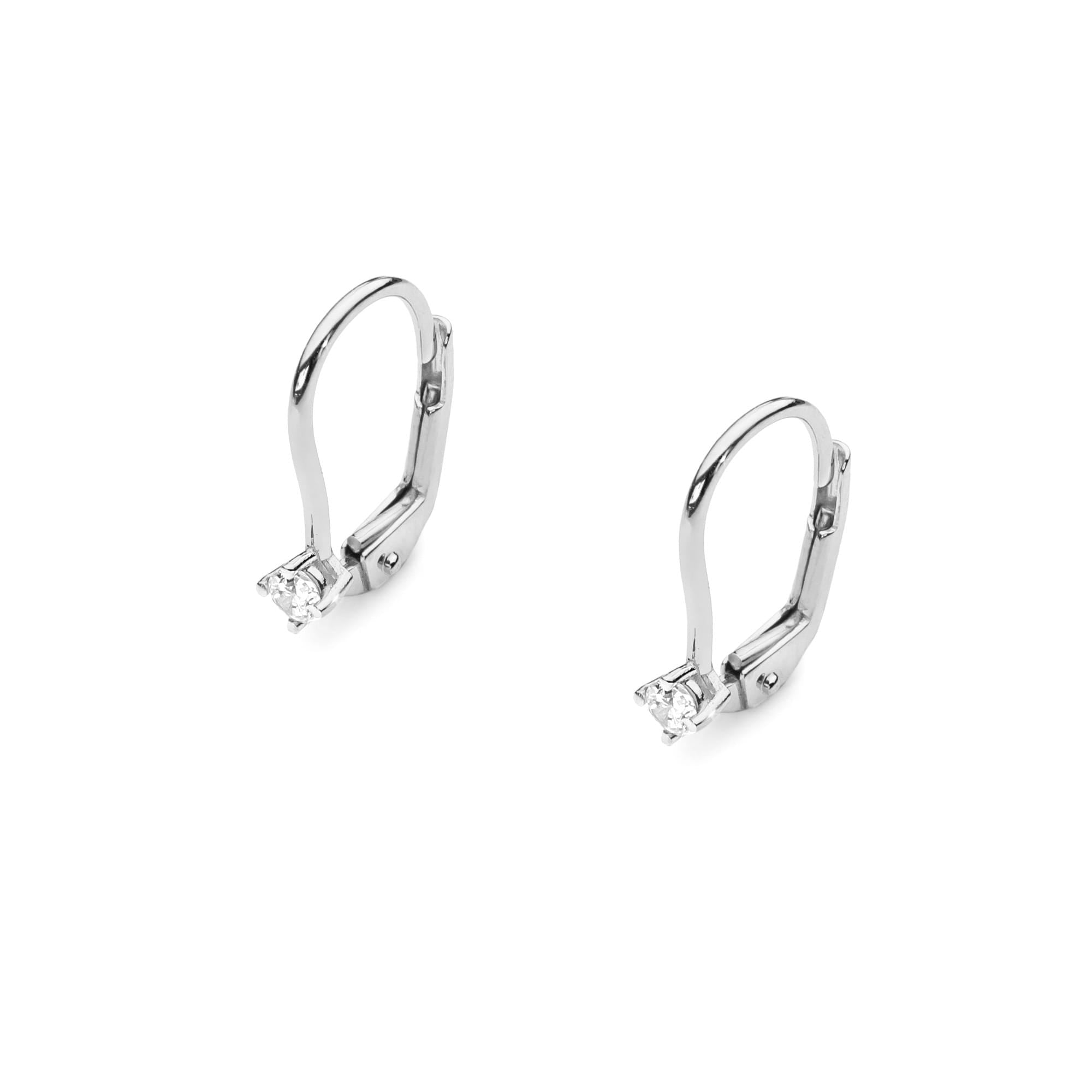 Cercei Aur 14K cu Diamante 0.14 ct