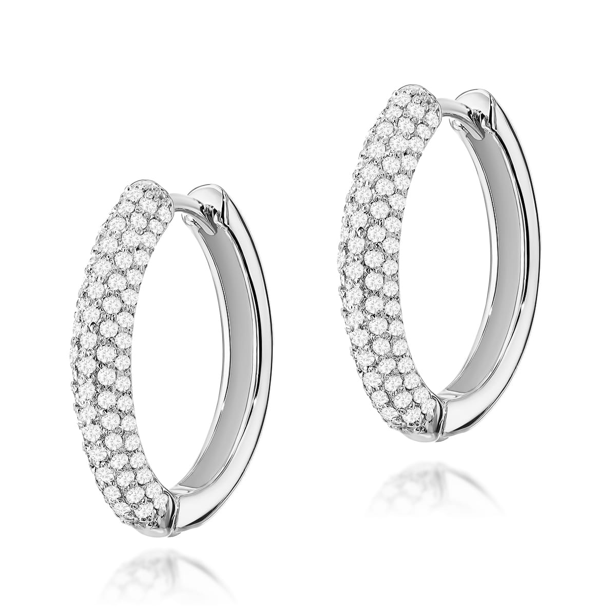 Cercei Aur 14K cu Diamante Naturale 0.83 ct