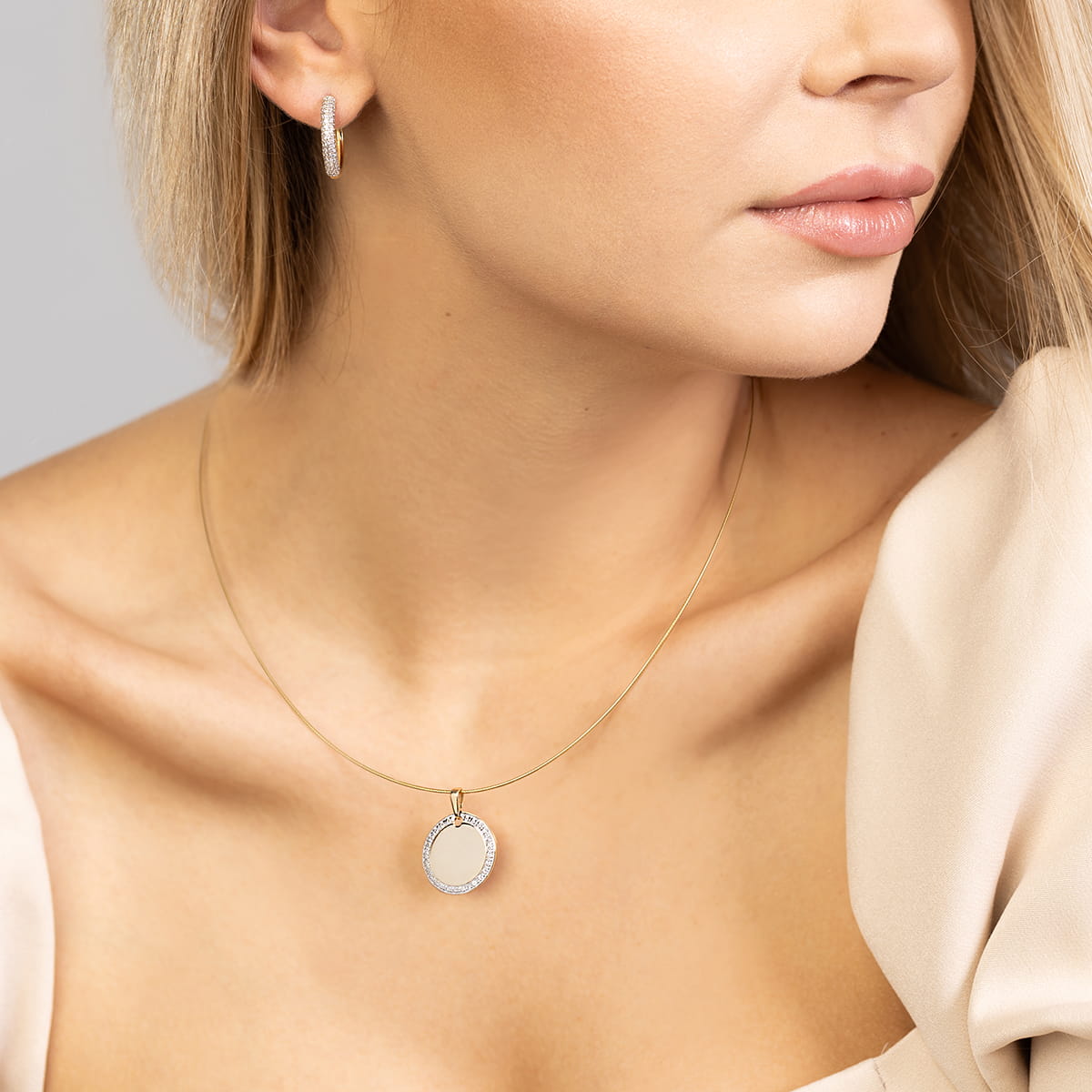 Cercei Aur 14K cu Diamante Naturale 0.83 ct
