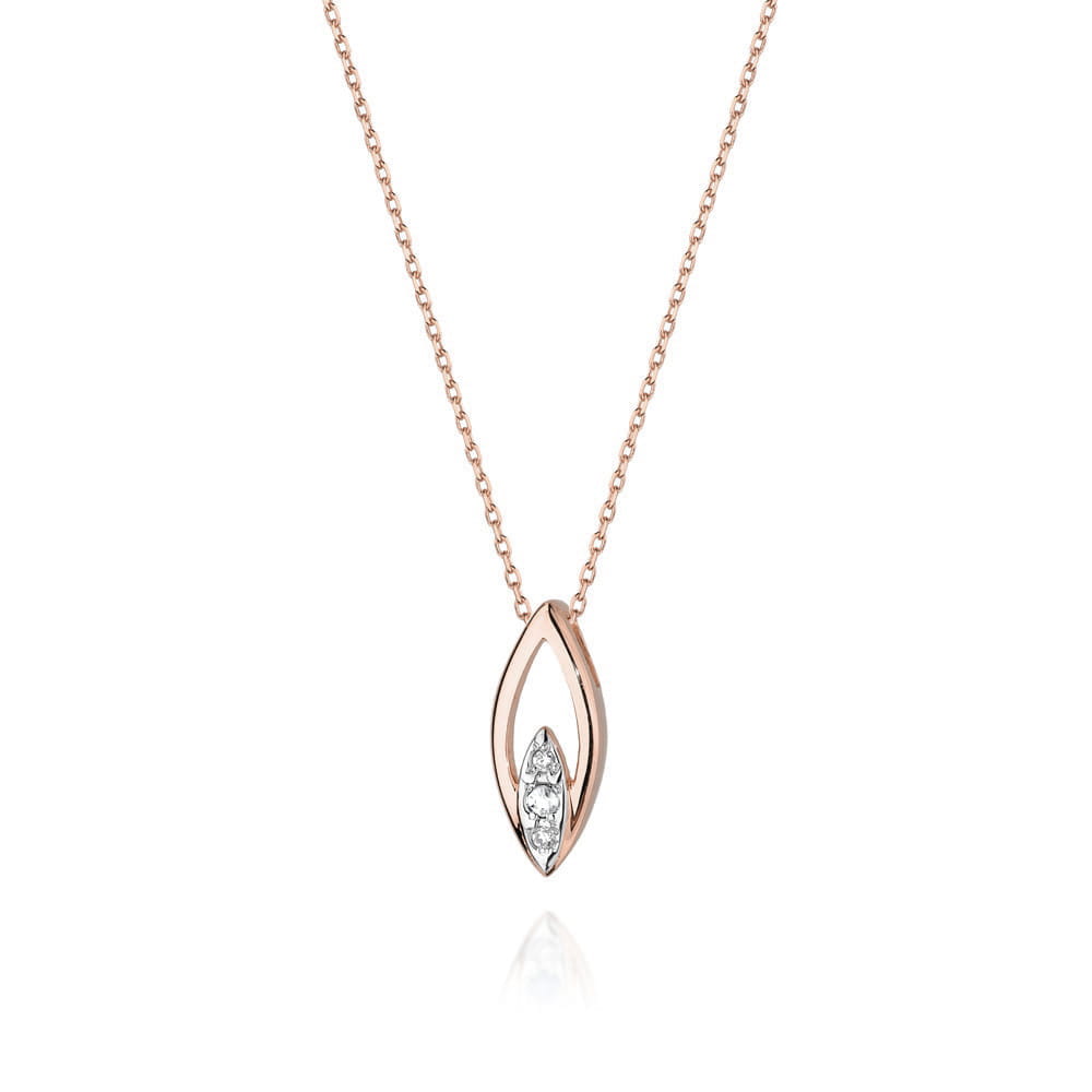 Colier Aur 14K N0031 cu Diamante Naturale 0.079ct