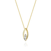 Colier Aur 14K N0031 cu Diamante Naturale 0.079ct