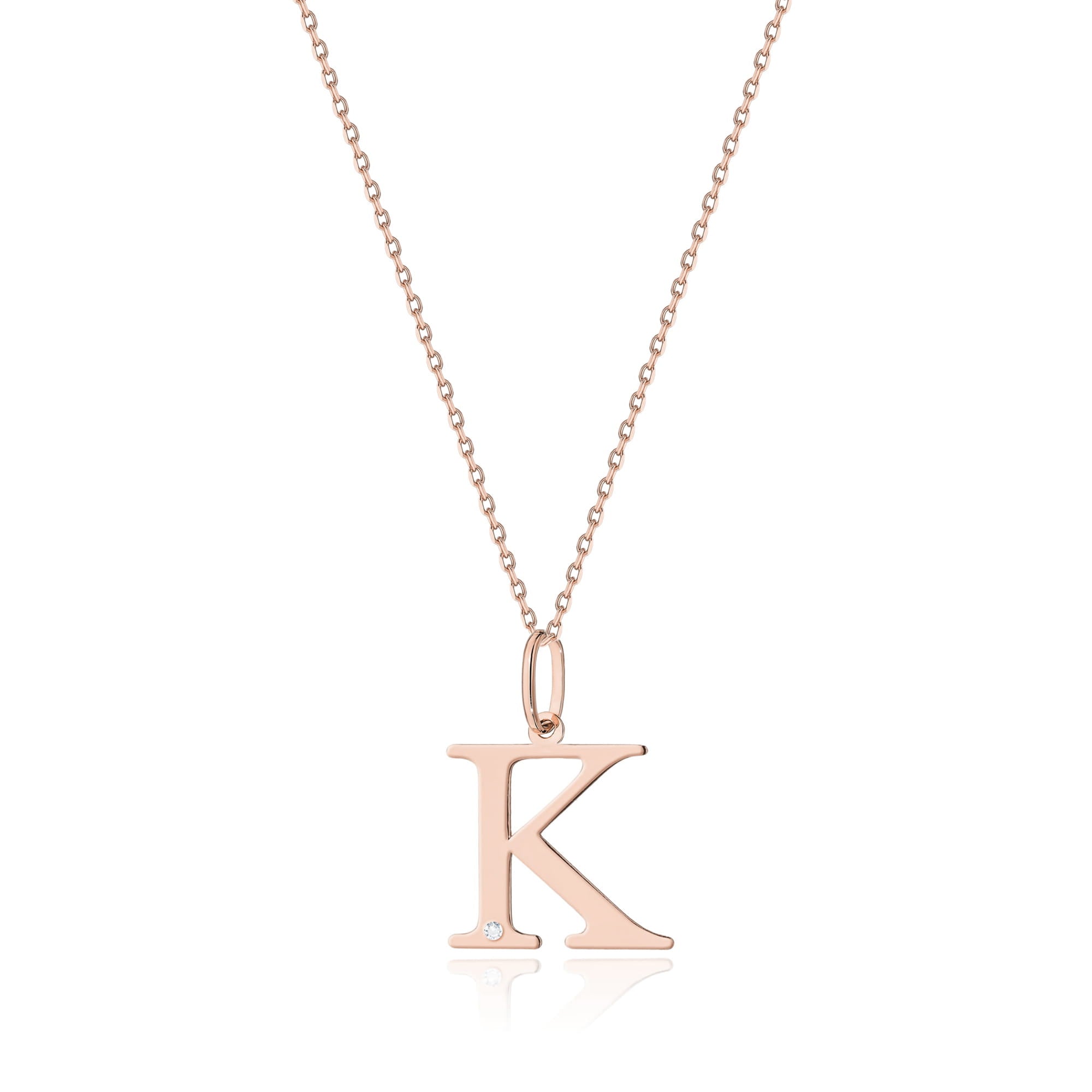 Colier Aur 14K cu Diamant Natural 0.01 ct