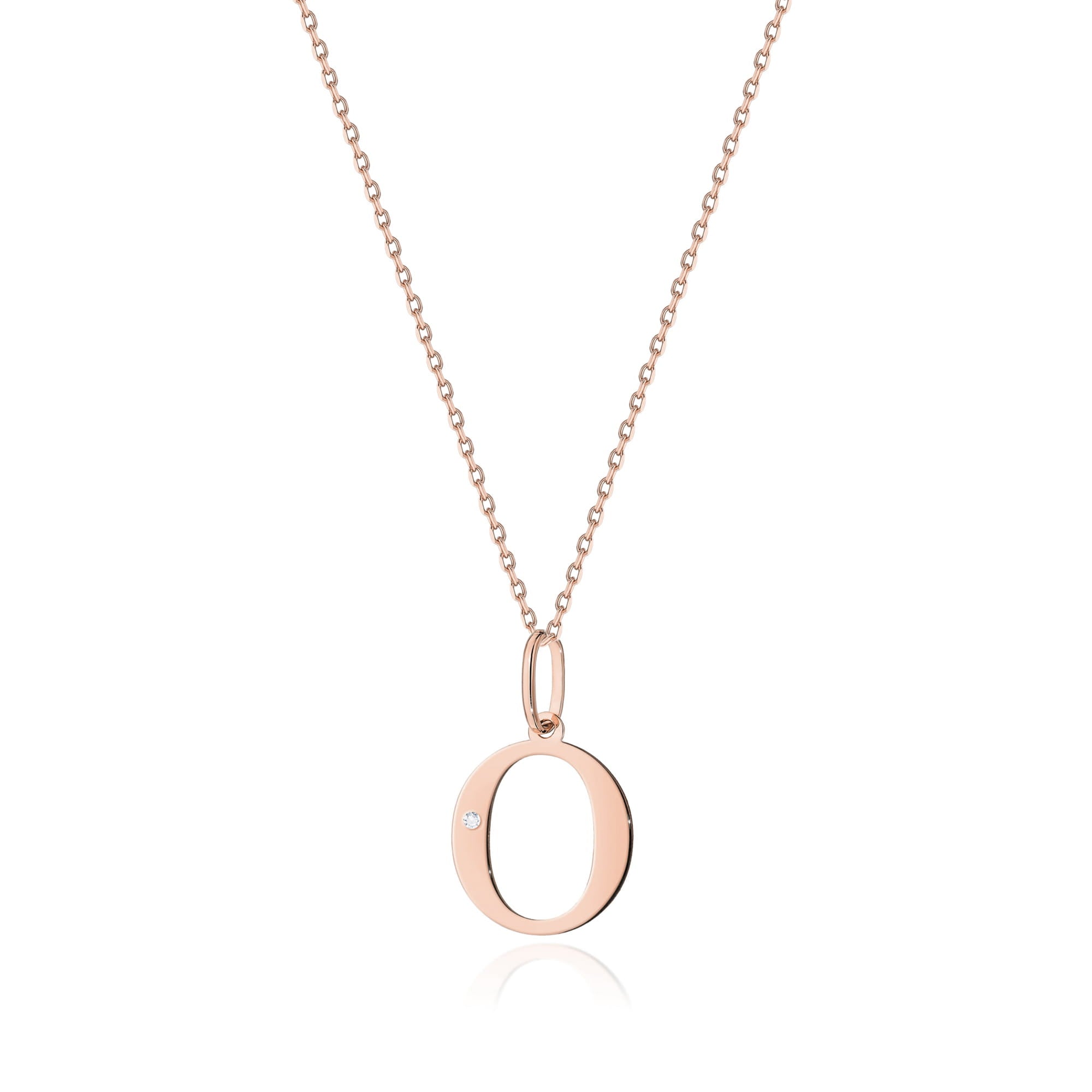 Colier Aur 14K cu Diamant Natural 0.01 ct