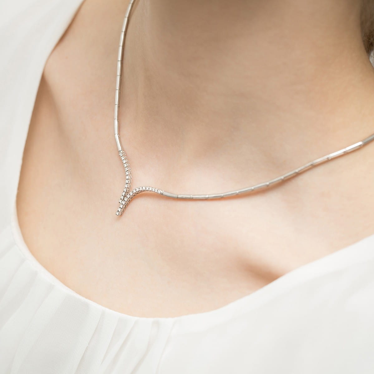 Colier Aur 14K Diamante N0071 - Outlet