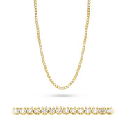 Colier 14 K cu Diamante 6.90 ct