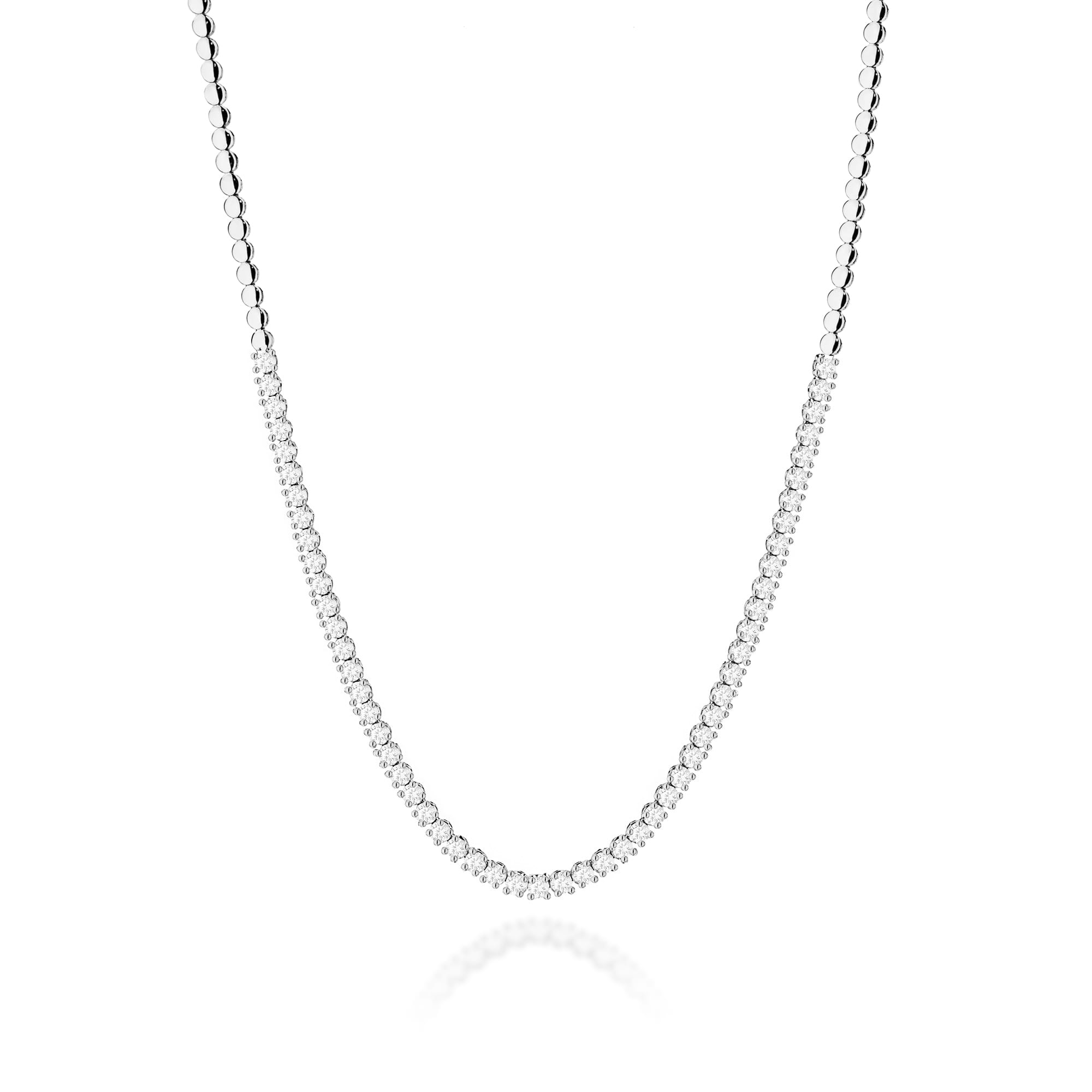 Colier 14 K cu Diamante Naturale 4.56 ct