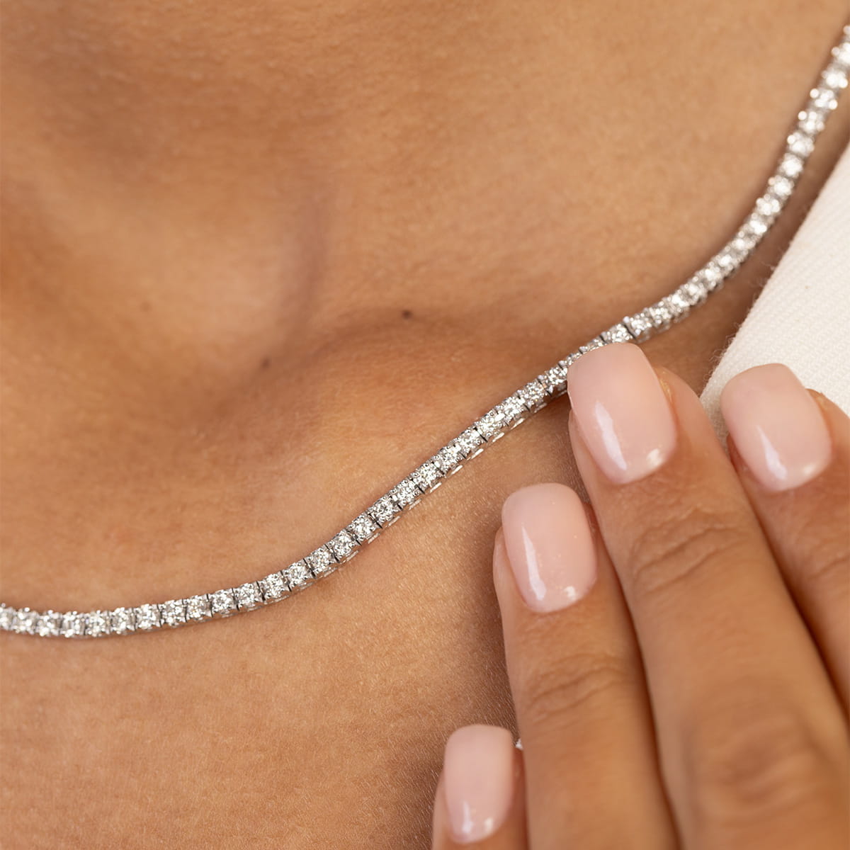 Colier Aur 14K N0076 cu Diamante 3,38ct