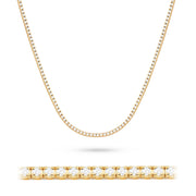 Colier Aur 14K cu Diamante de Laborator 3.38 ct - Galben