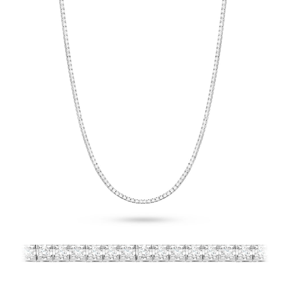 Image for Colier 14 K cu Diamante 3.38 ct