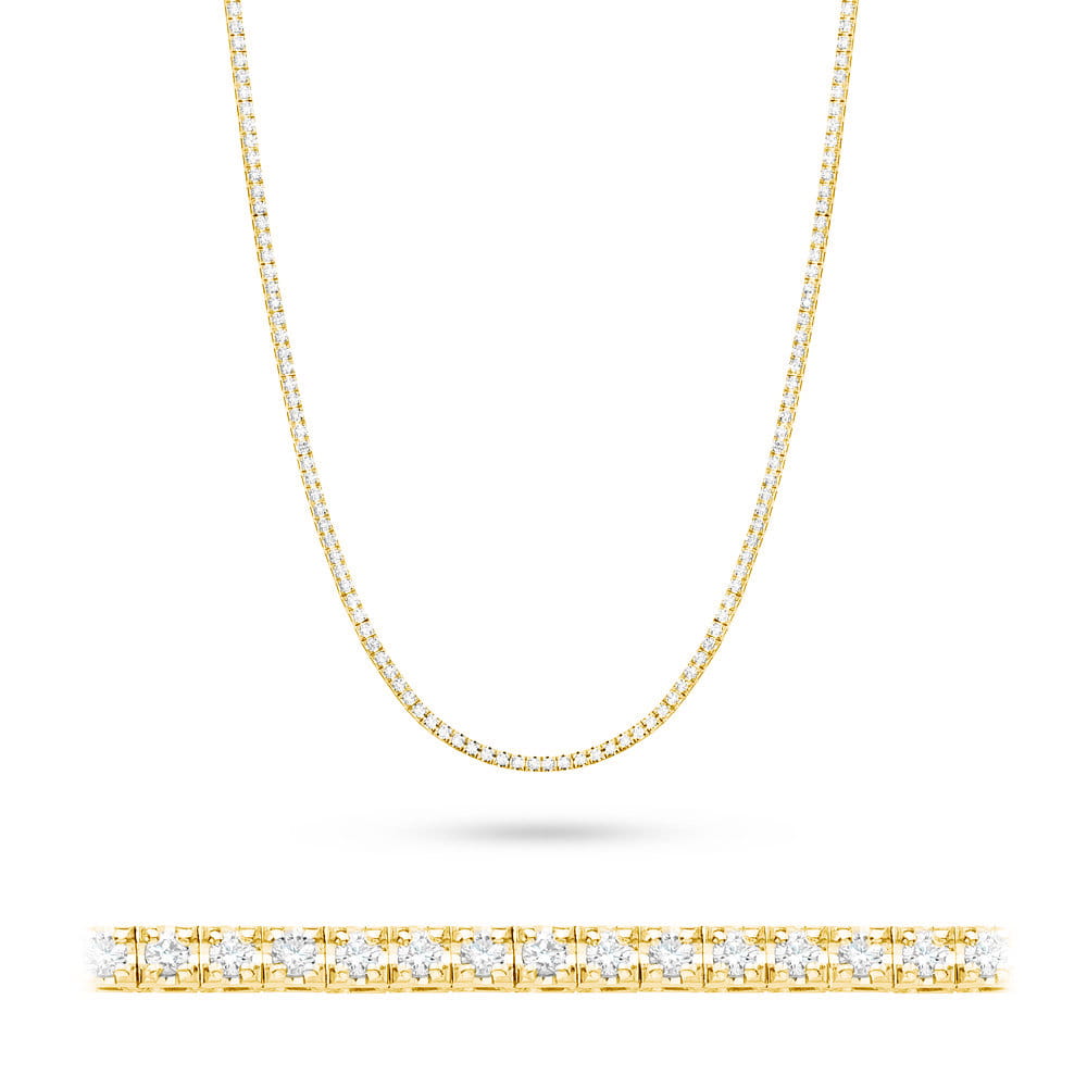 Image for Colier 14 K cu Diamante 3.38 ct