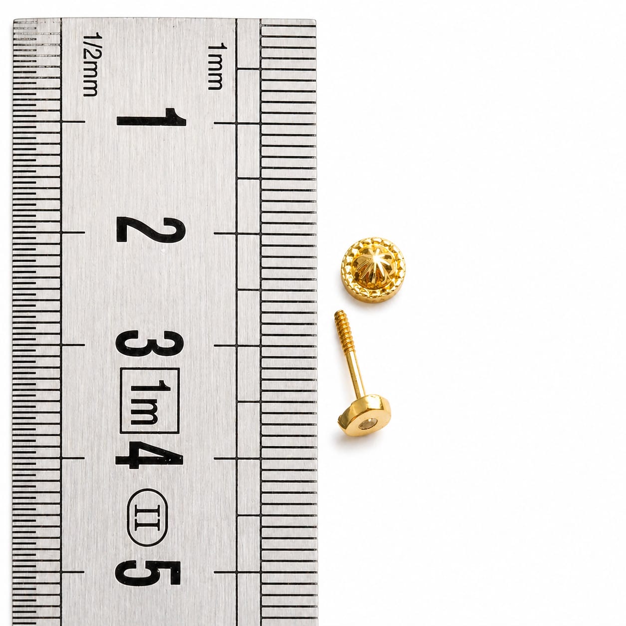 Cercei Aur 14K inimioare cu zirconii 1.5mm, Filet cu Protecție