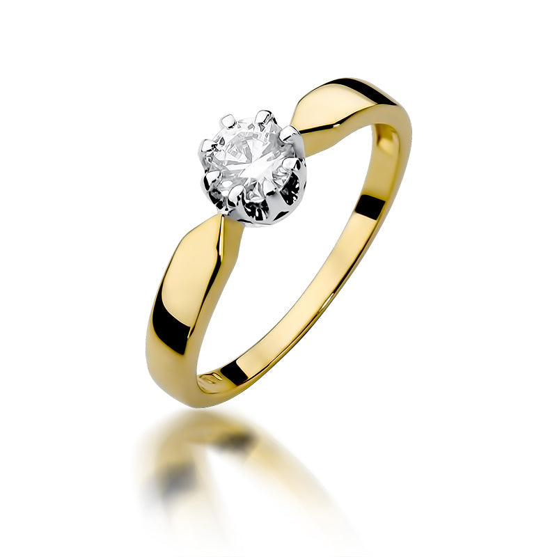 Inel Aur 14K cu Diamant 0.40 ct