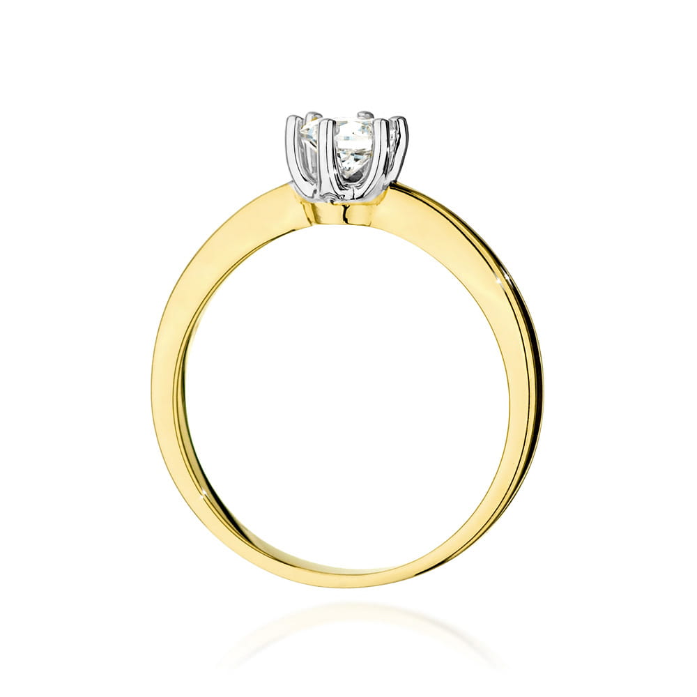 Inel Aur 14k cu Diamante 0.40 ct