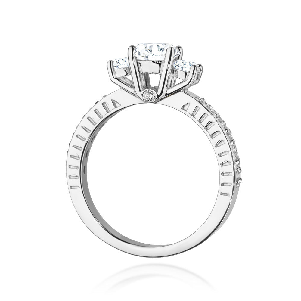 Inel Aur 14k cu Diamante 1.15 ct