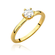 Inel Aur 14K cu Diamant Natural 0.40 ct