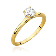 Inel Aur 14K cu Diamante Naturale 0.46 ct
