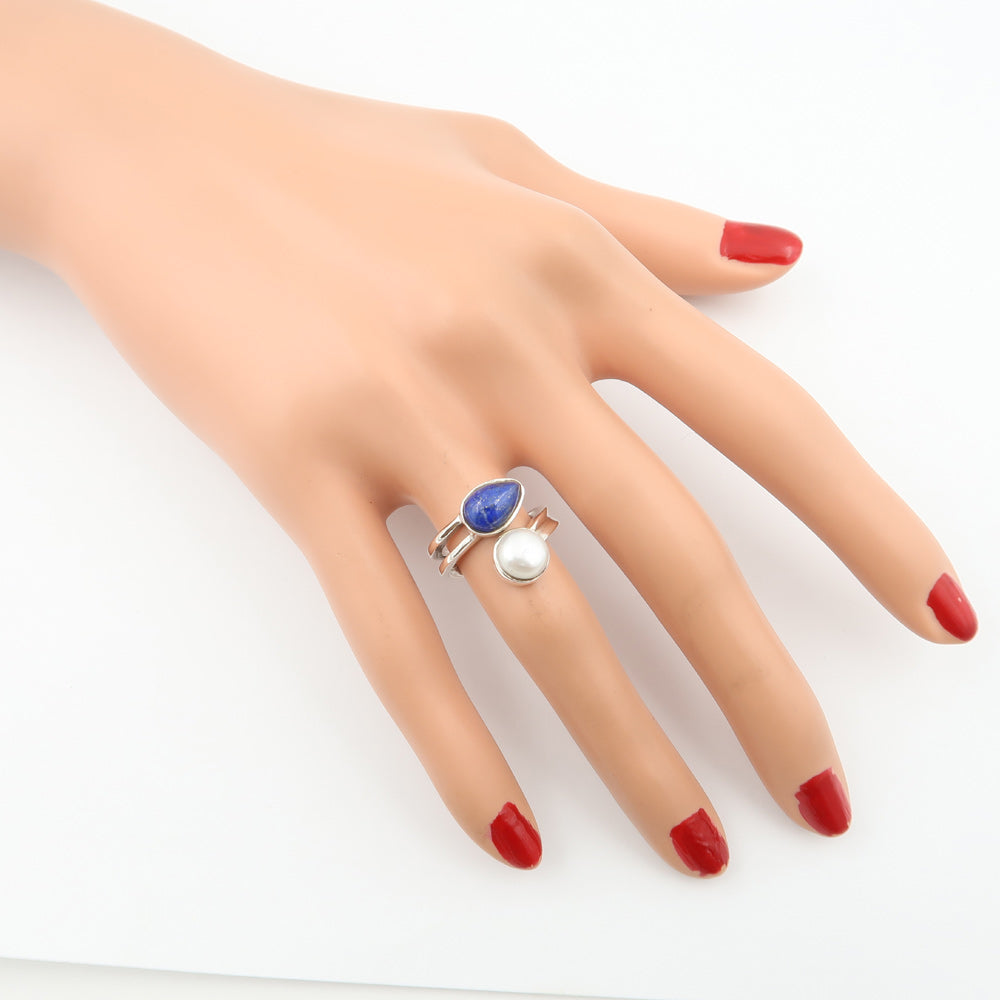 Inel Argint 925 cu Pietre Multicolore
