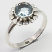 Inel Argint 925 cu Topaz Albastru