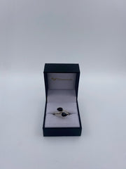 Inel Argint 925 cu Onix Negru Cabochon