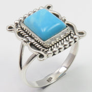 Inel Argint 925 cu Turcoaz Cabochon