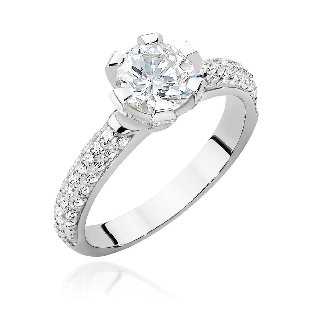 Inel Aur 14k cu Diamante 1.12 ct