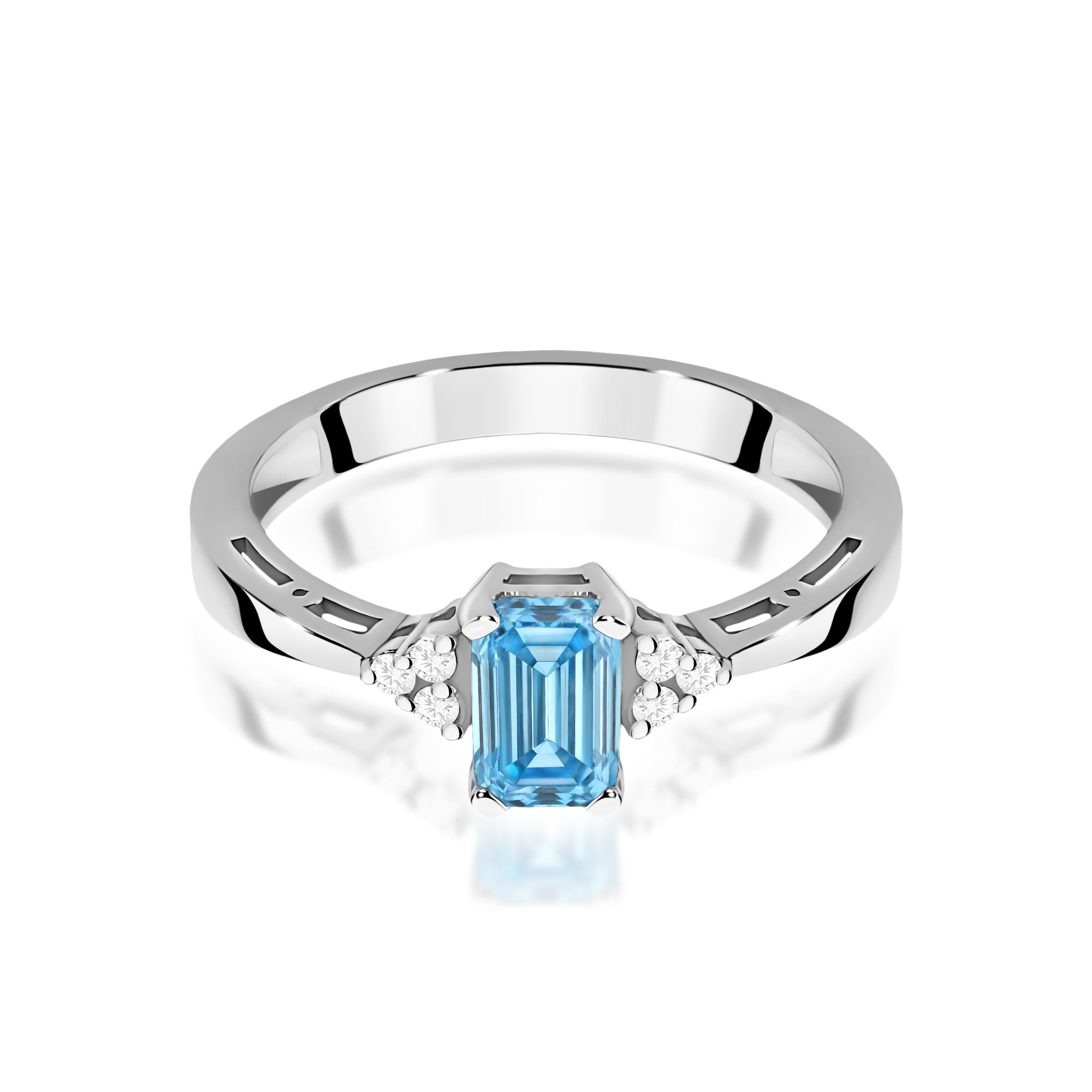 Inel Aur 14K cu Diamante de Laborator 0.53 ct