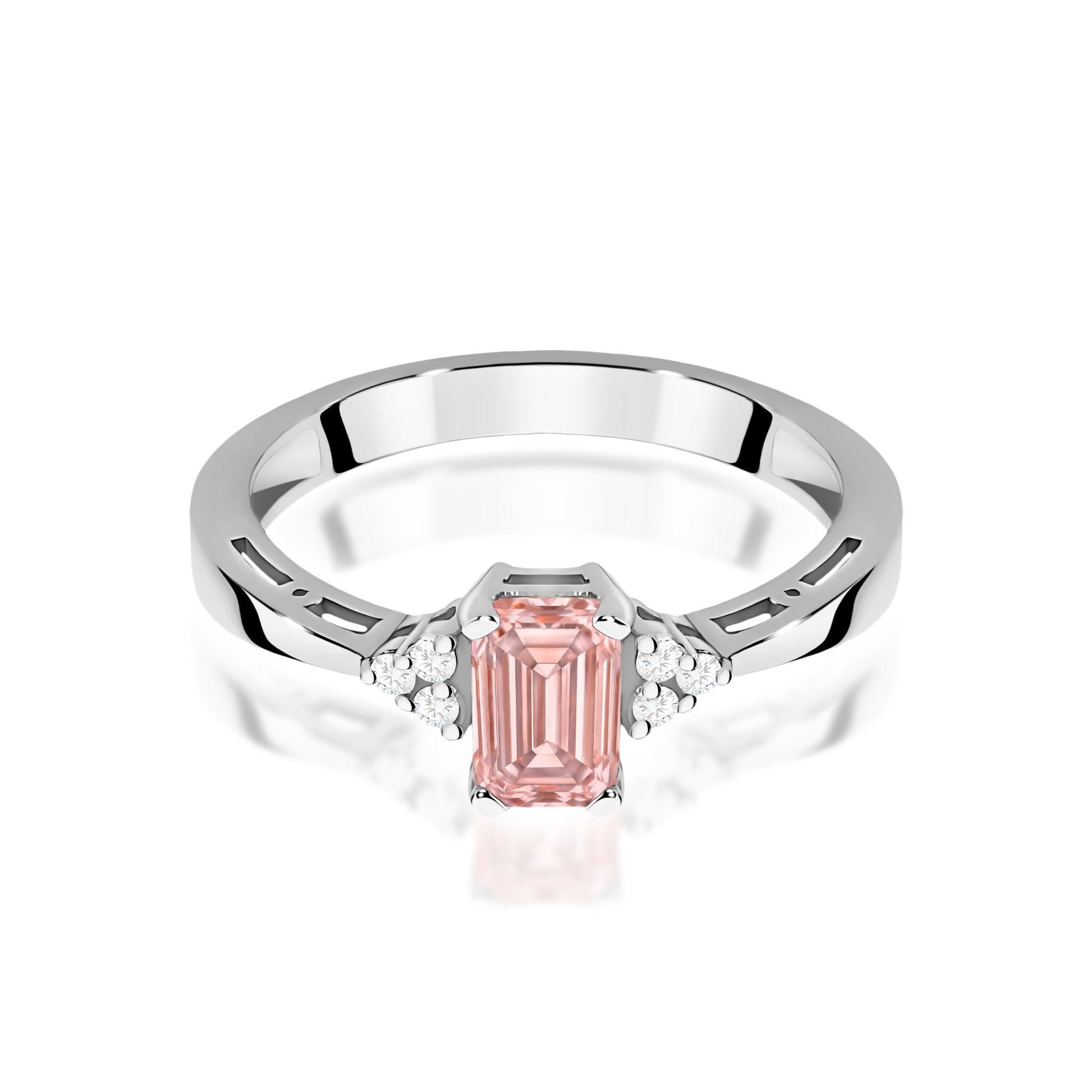Inel Aur 14K cu Diamante de Laborator 0.53 ct