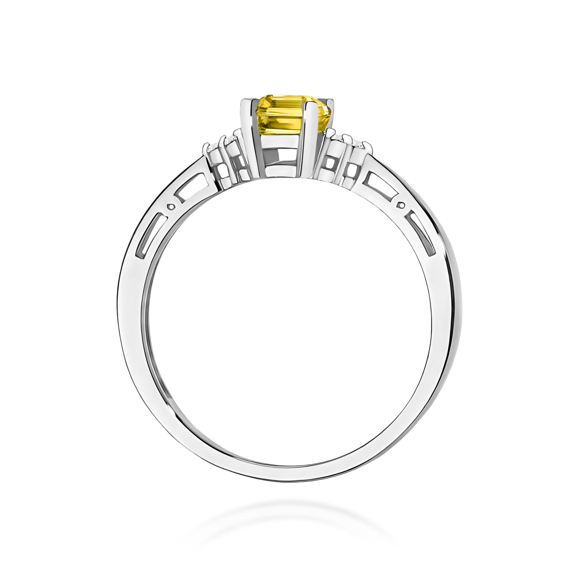 Inel Aur 14K cu Diamante de Laborator 0.53 ct