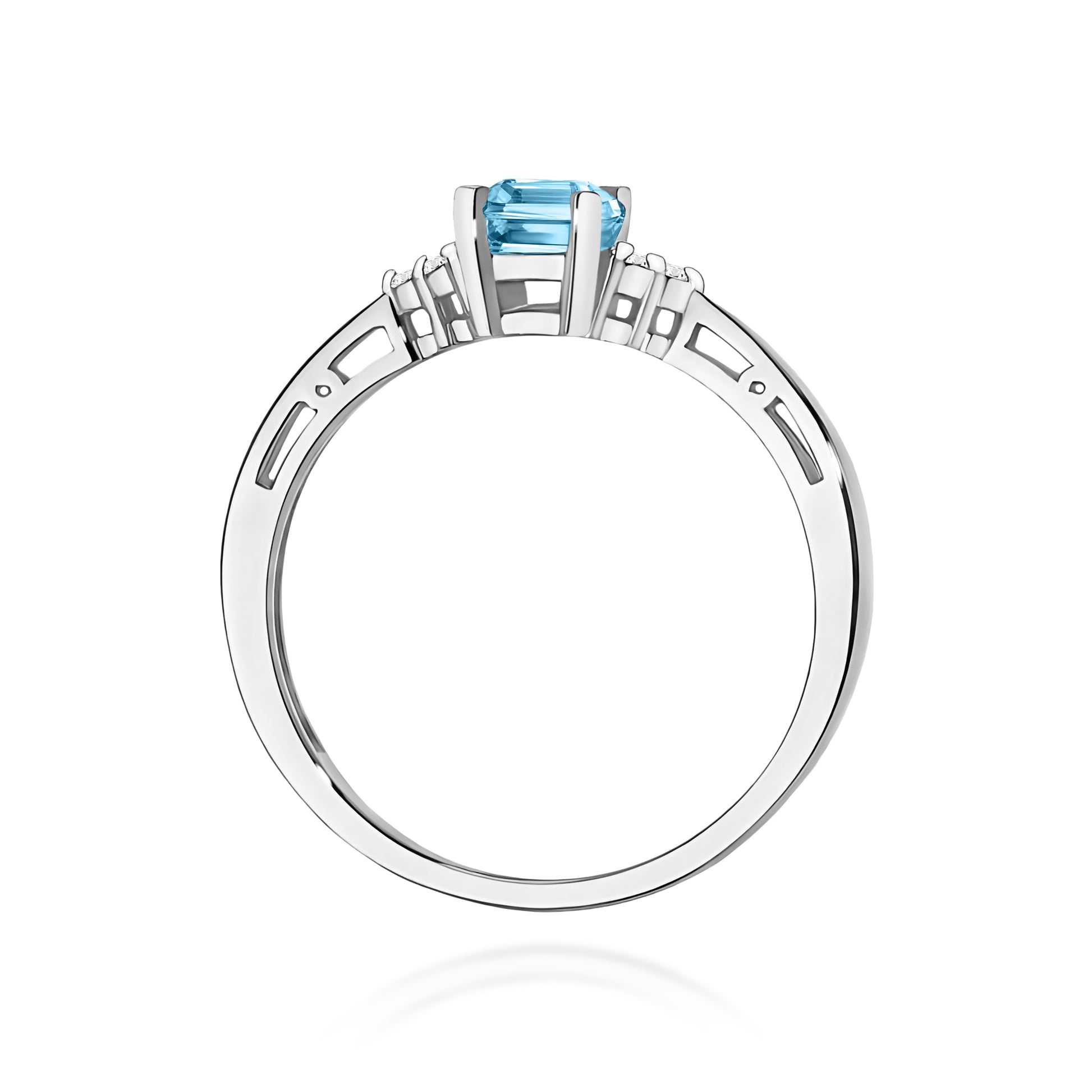 Inel Aur 9K cu Diamante de Laborator 0.53 ct