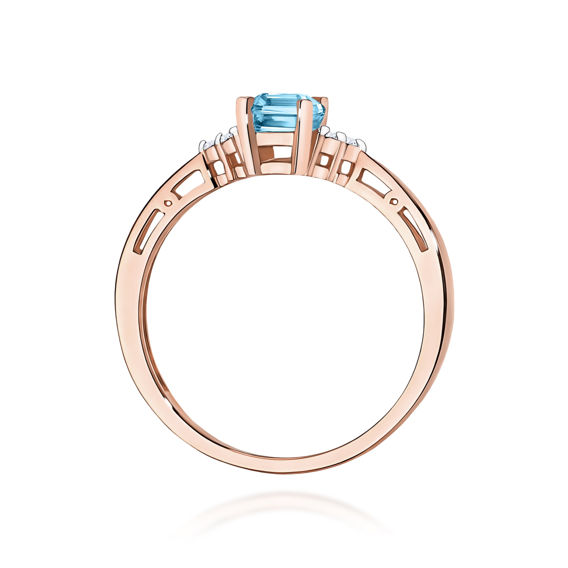 Inel Aur 14K cu Diamante de Laborator 0.53 ct