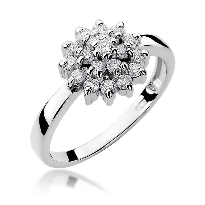 Inel Aur 9K cu Diamante Naturale 0.40 ct