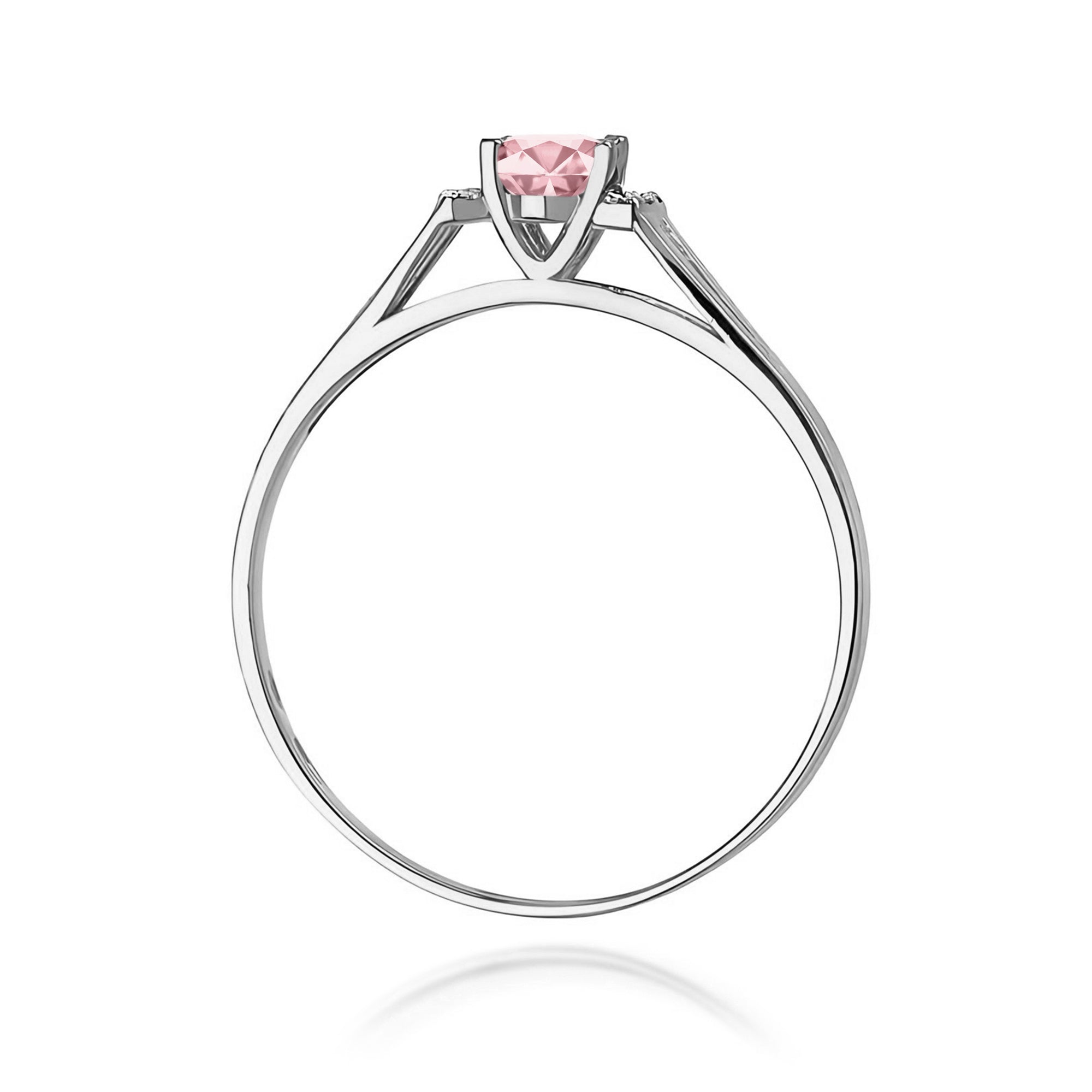 Inel Aur 14K cu Diamante de Laborator 0.55 ct