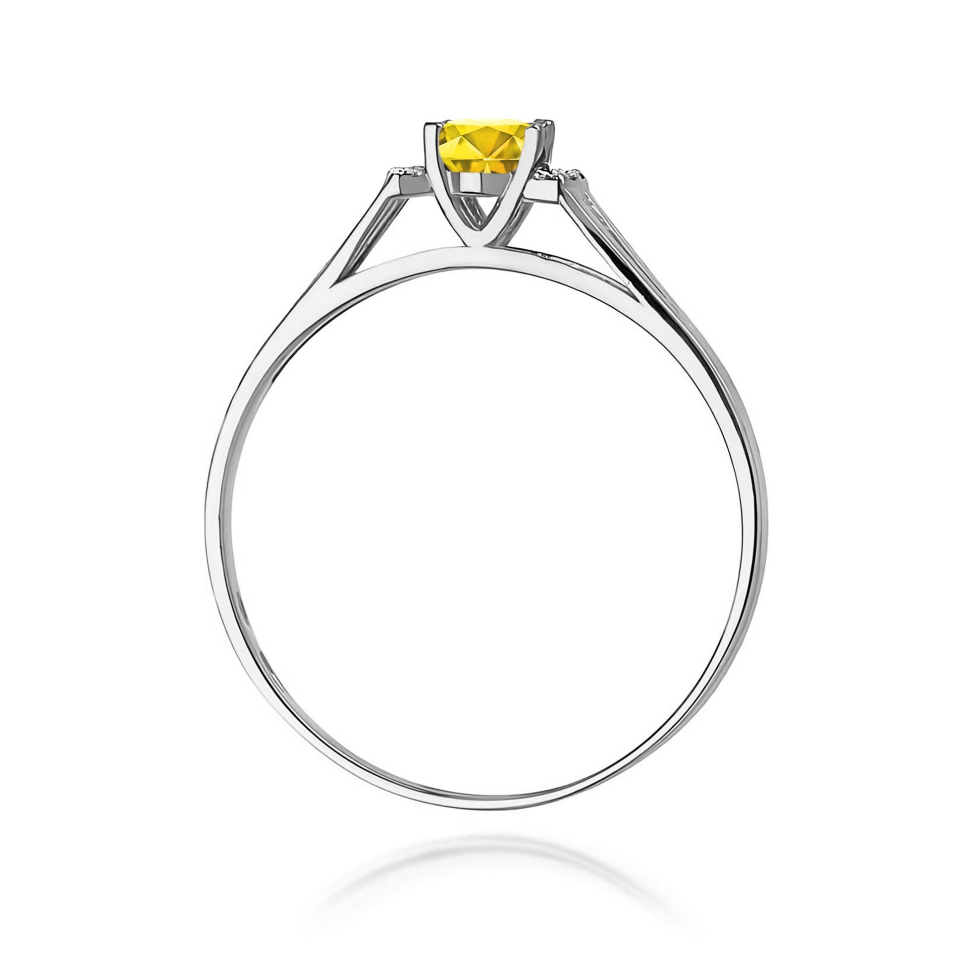 Inel Aur 14K cu Diamante de Laborator 0.55 ct