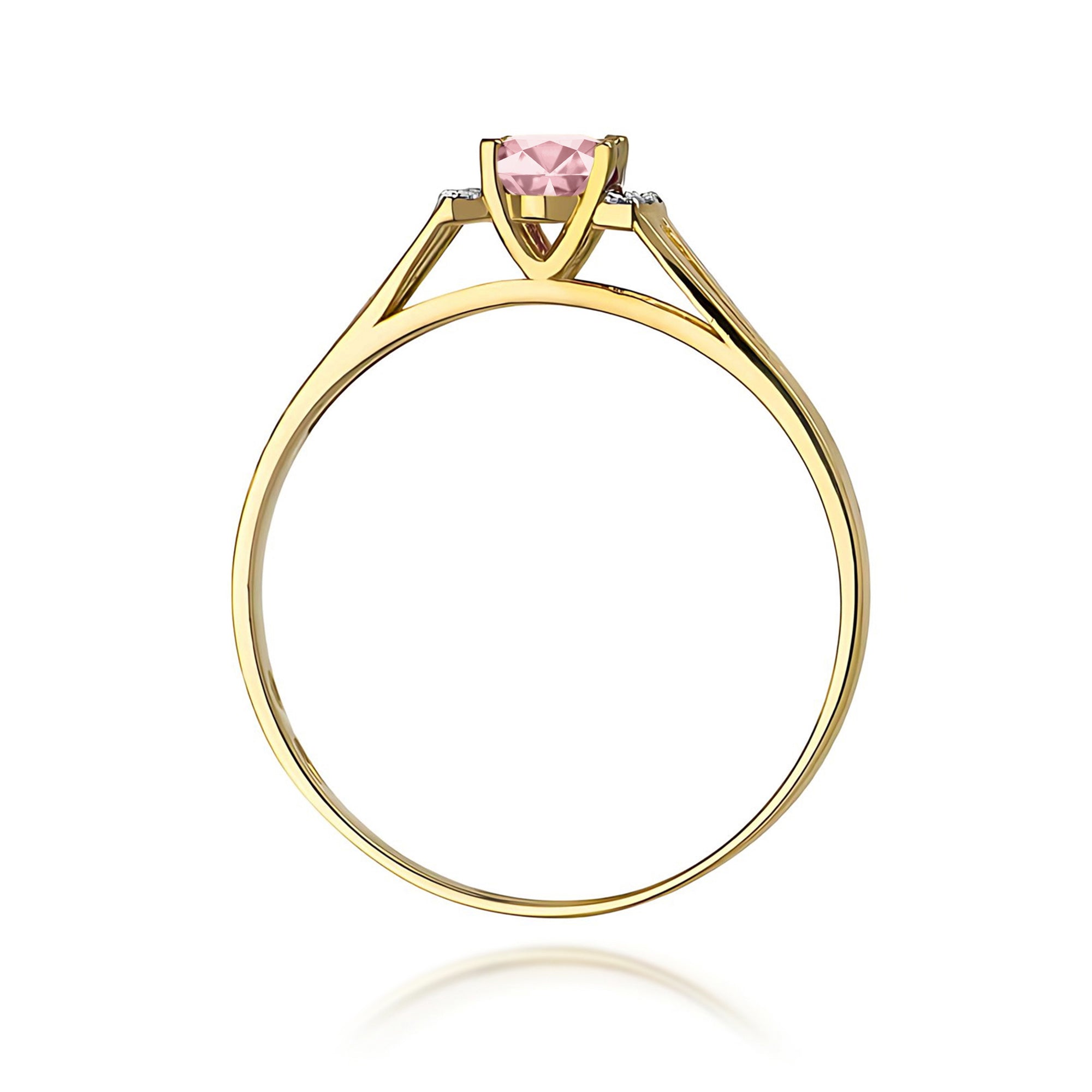 Inel Aur 14K cu Diamante de Laborator 0.55 ct