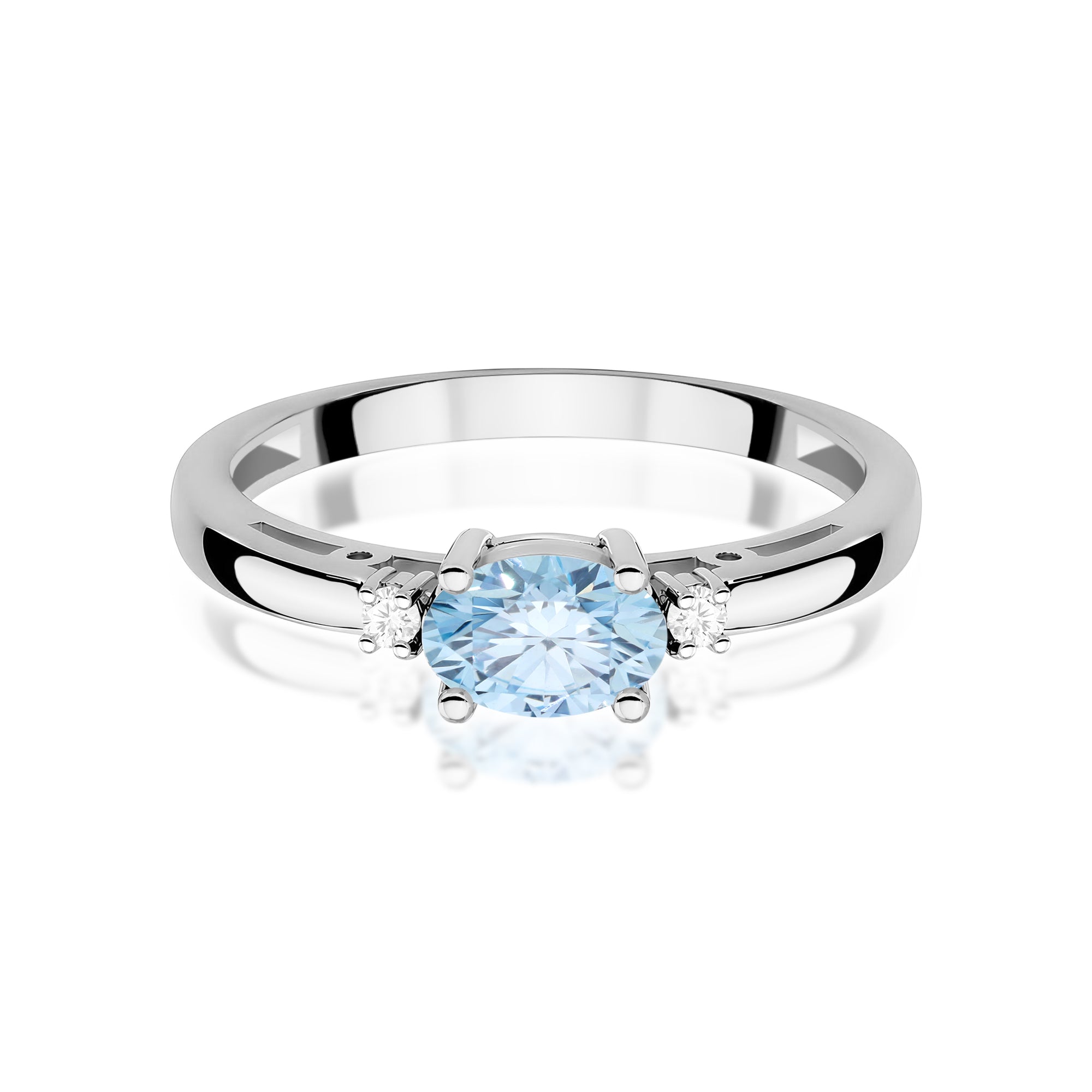 Inel Aur 14K cu Diamante de Laborator 0.53 ct