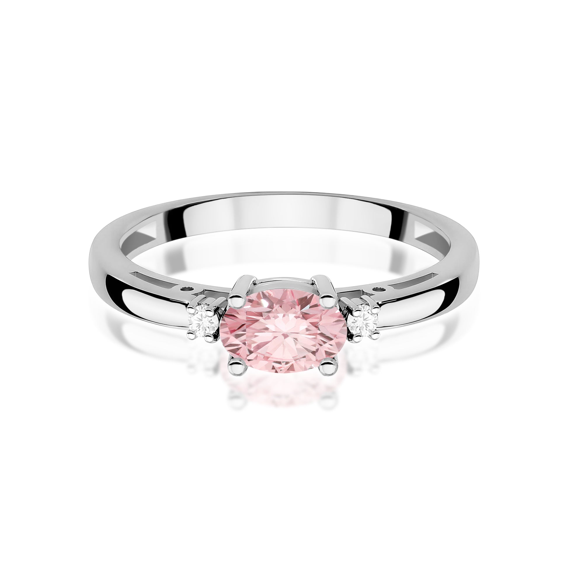 Inel Aur 14K cu Diamante de Laborator 0.53 ct