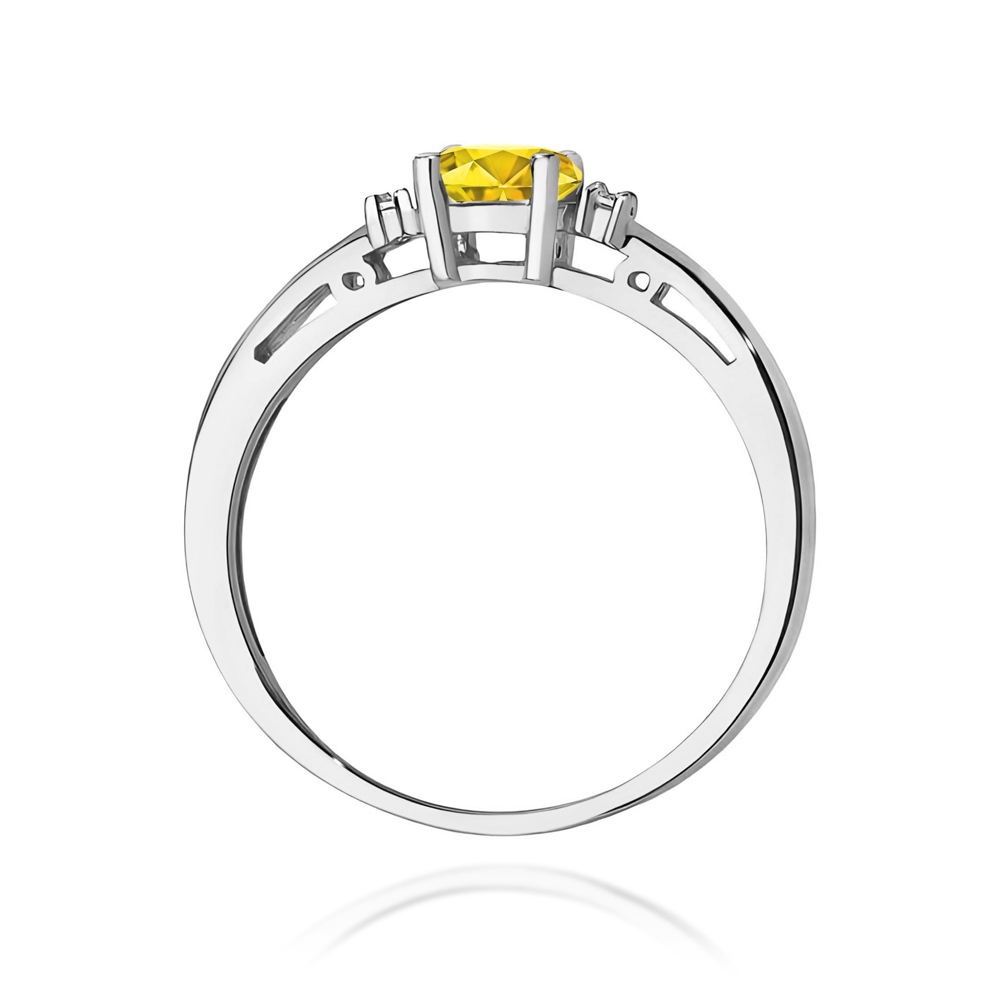 Inel Aur 14K cu Diamante de Laborator 0.53 ct