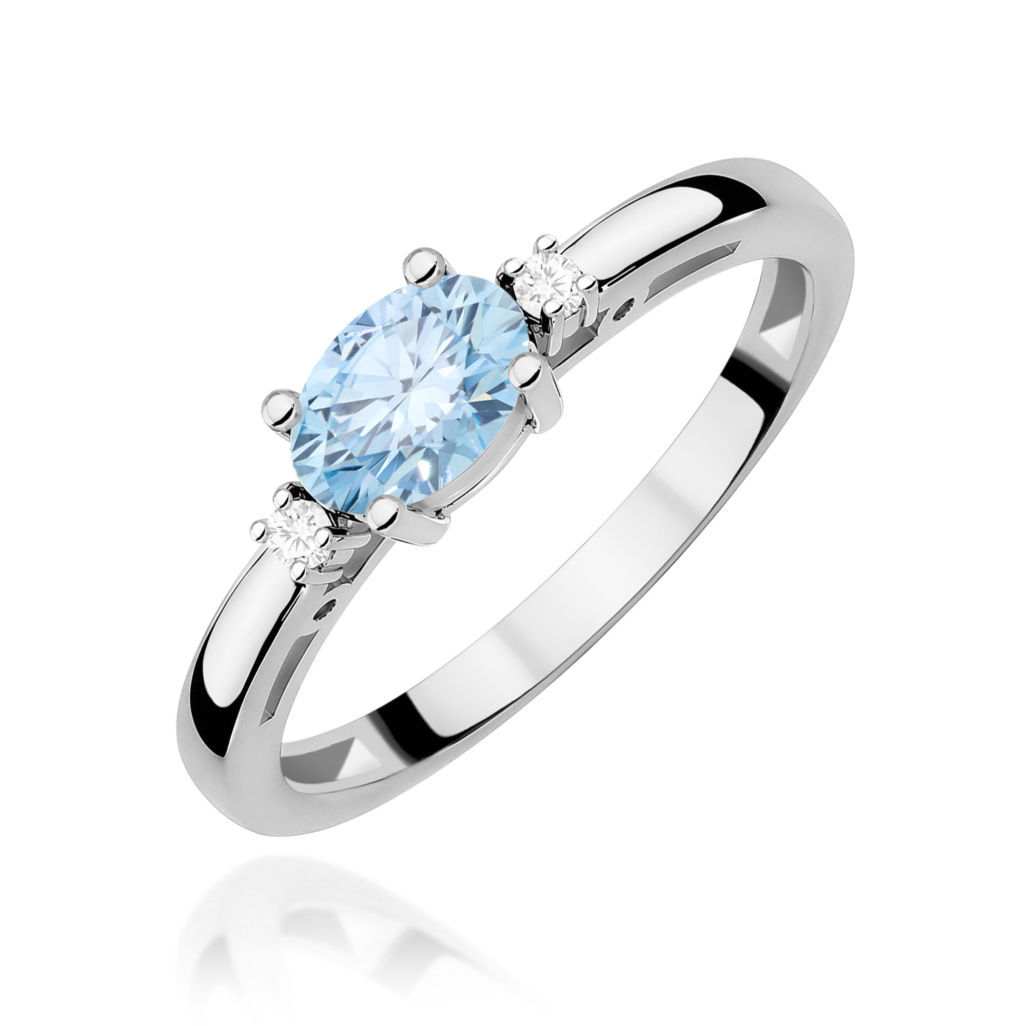 Inel Aur 9K cu Diamante de Laborator 0.53 ct