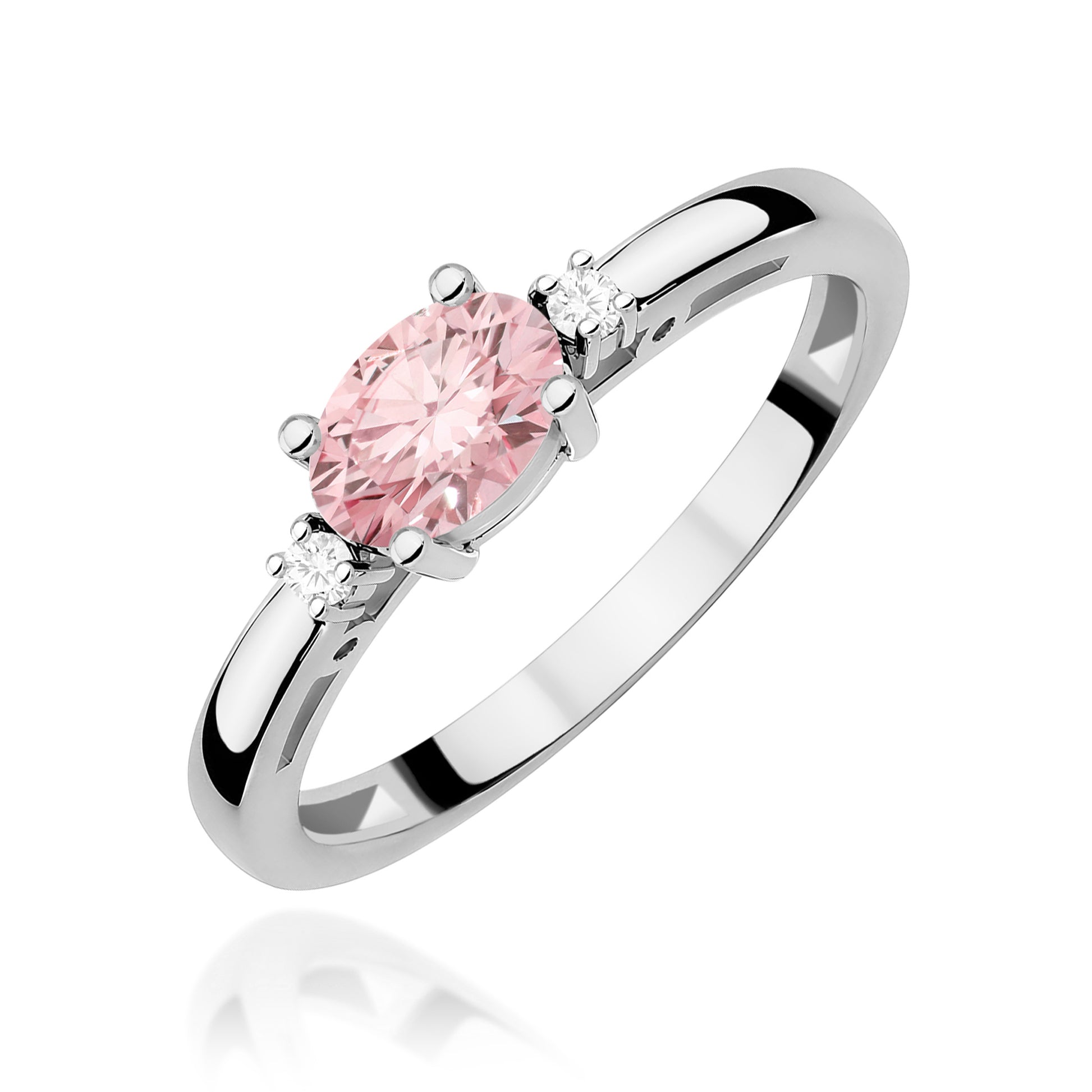 Inel Aur 9K cu Diamante de Laborator 0.53 ct