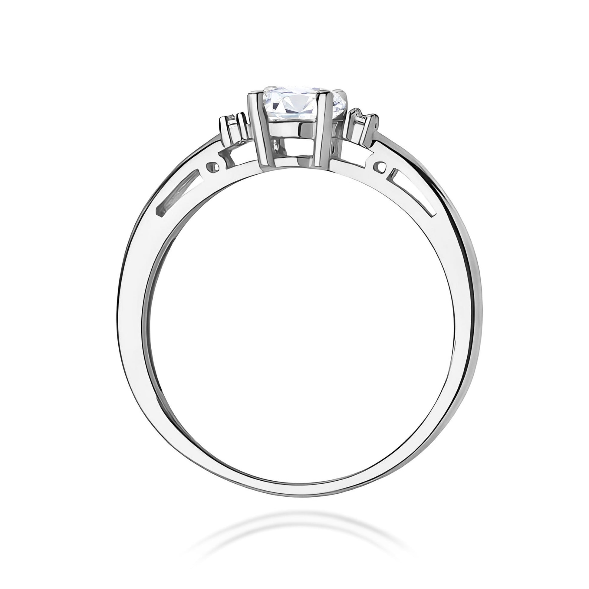 Inel Aur 9K cu Diamante de Laborator 0.43 ct