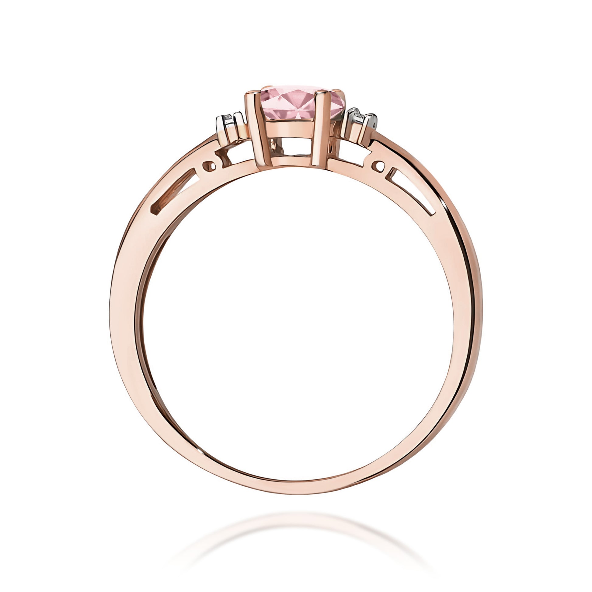 Inel Aur 14K cu Diamante de Laborator 0.53 ct
