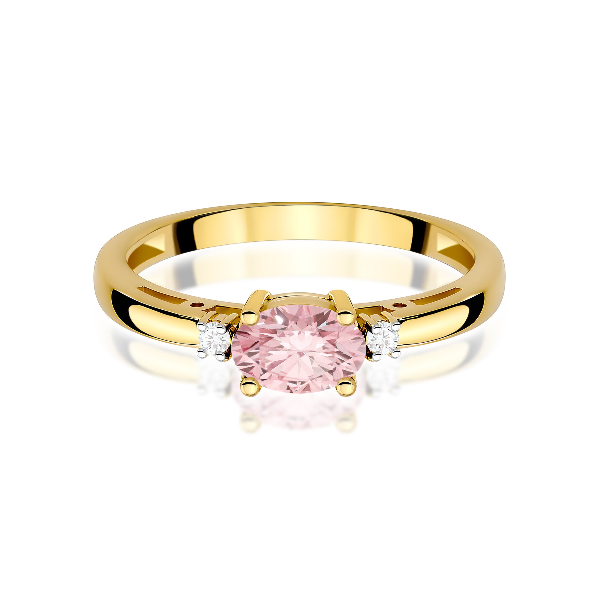 Inel Aur 14K cu Diamante de Laborator 0.53 ct